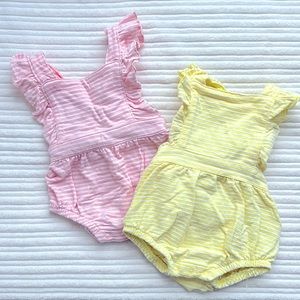 Bundle of new baby Cat&Jack rompers